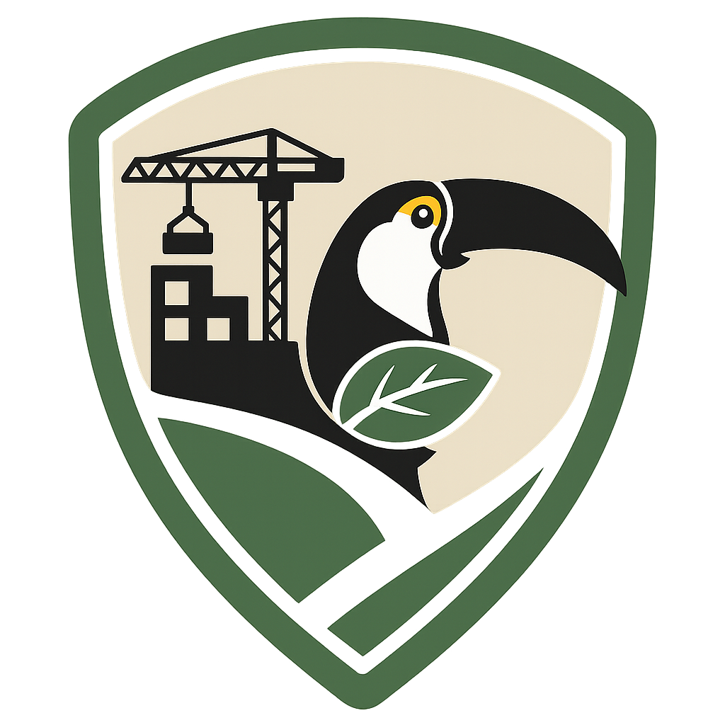 Escudo com Tucano e Skyline